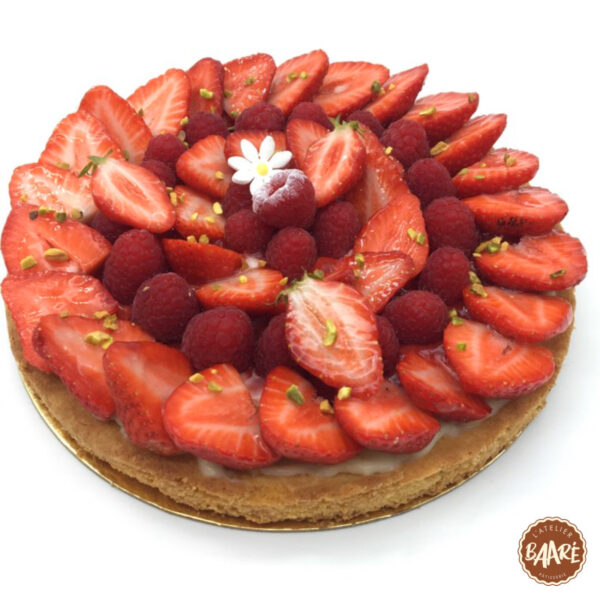 Tarte fraise framboise