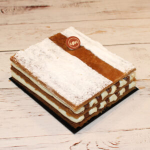 Mille-feuille vanille caramel