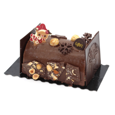 BÛCHE CHOCOLAT & PRALINÉ
