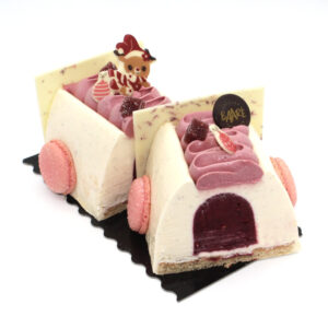 buche fruits rouges coupé