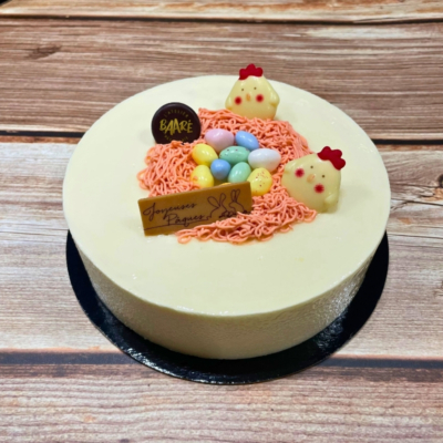 ENTREMETS DE PÂQUES FRAISE & SUREAU